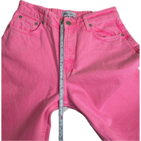 ZARA Wide Leg Boogie Jeans High Waist Full Length 26 4 NWT - Picture 8 of 9